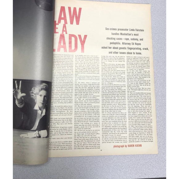 INTERVIEW June 1989 Dennis Quaid Steffi Graf Brian Eno Tarzan Andy Warhol Mag - Picture 9 of 14